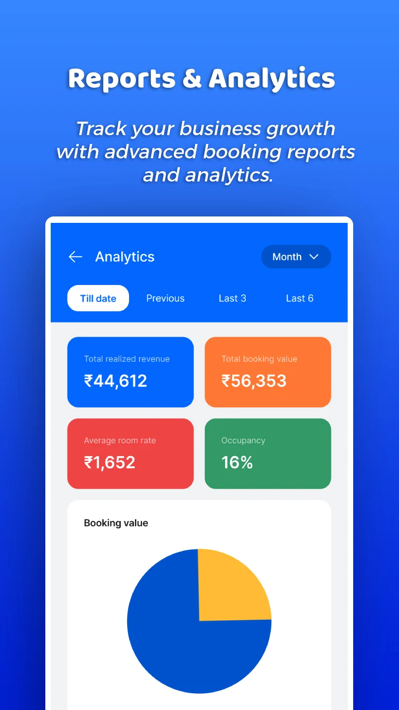 SimplyPMS Android rooms screen